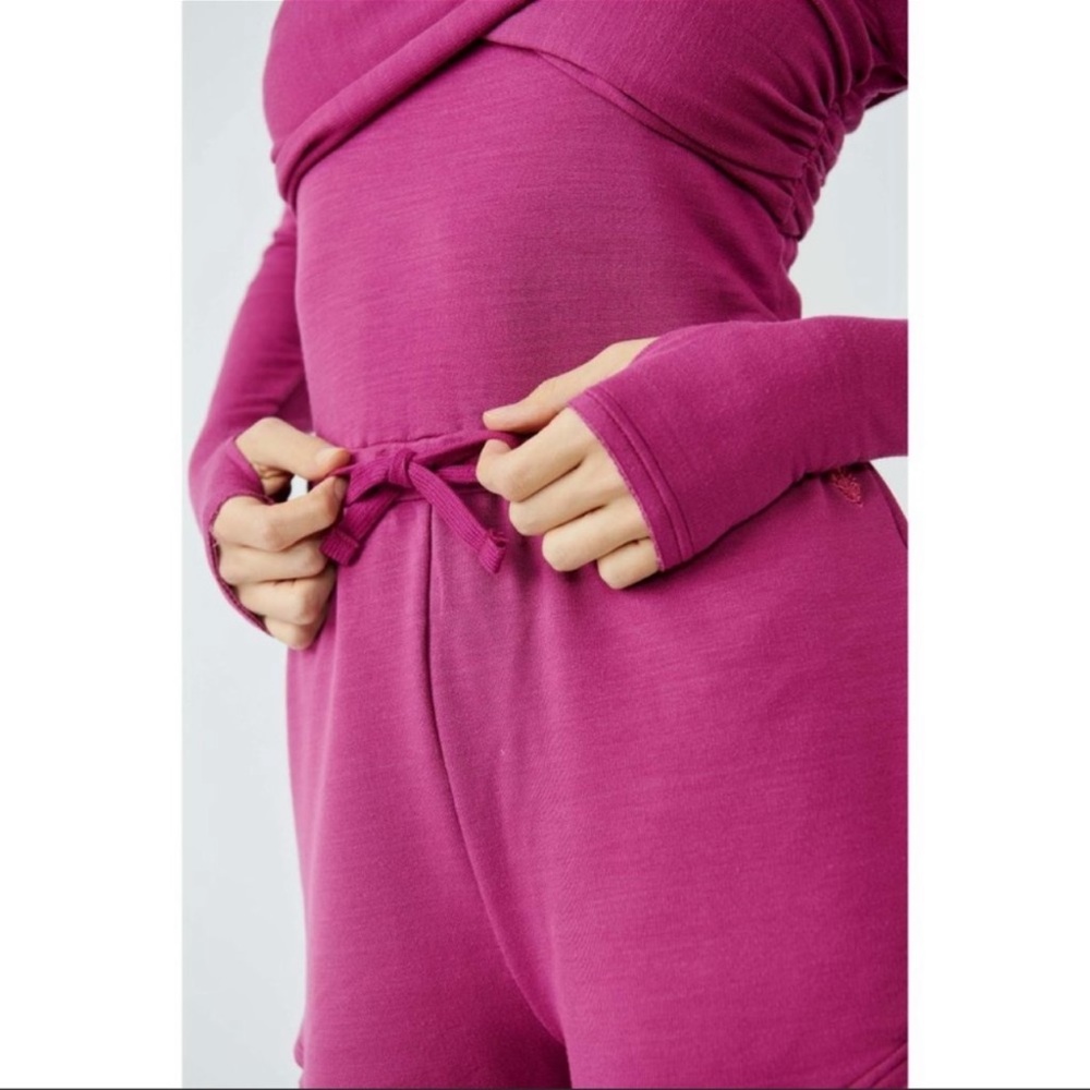 Free People Movement Love Spell Knit Romper NWT One Piece Jumpsuit - Picture 7 of 7